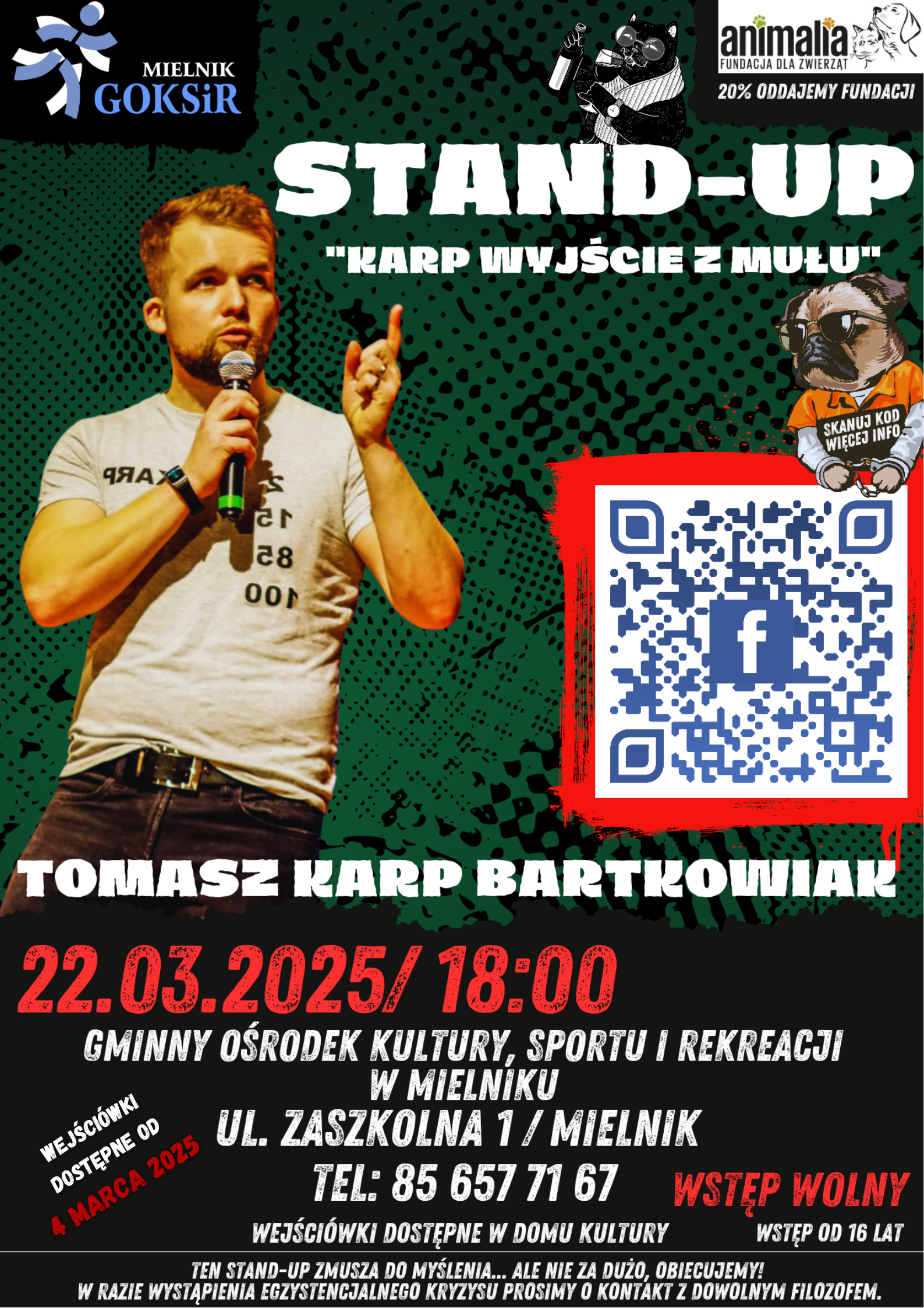 stand-up plakat