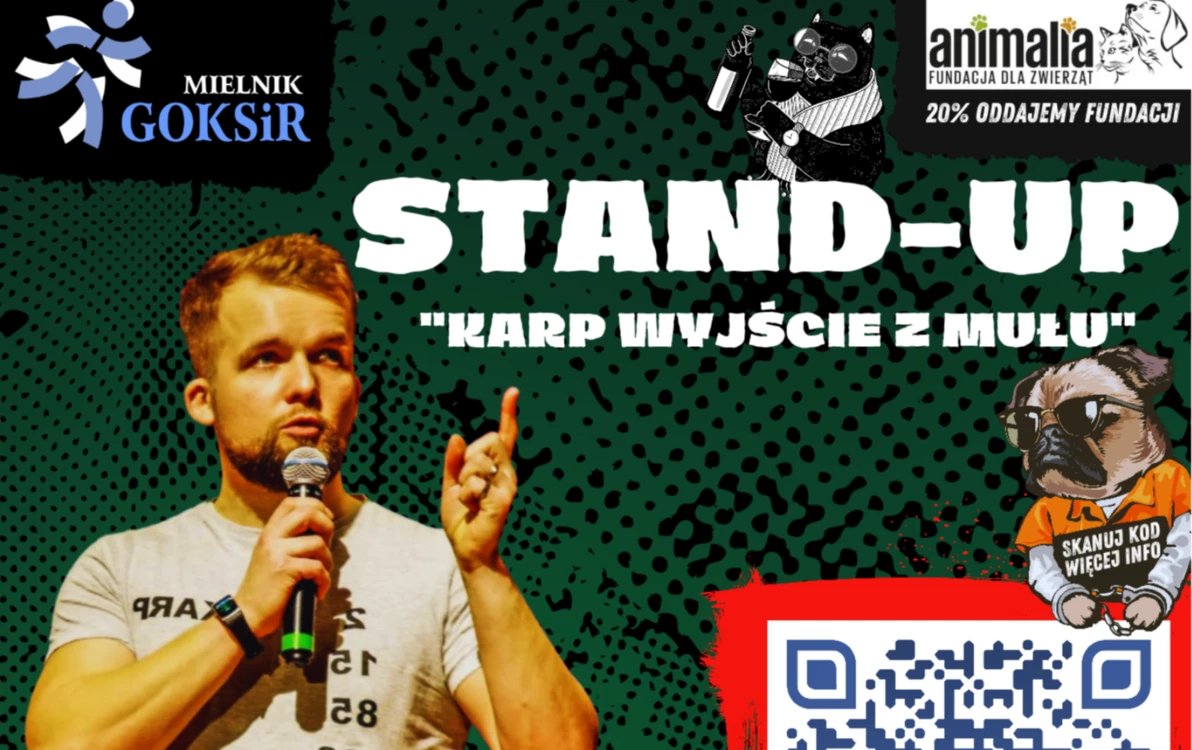 Zdjęcie do STAND-UP "KARP WYJŚCIE Z MUŁU" TOMASZ KARP BARTKOWIAK