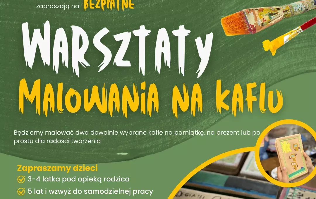 Zdjęcie do Warsztaty MALOWANIA NA KAFLACH