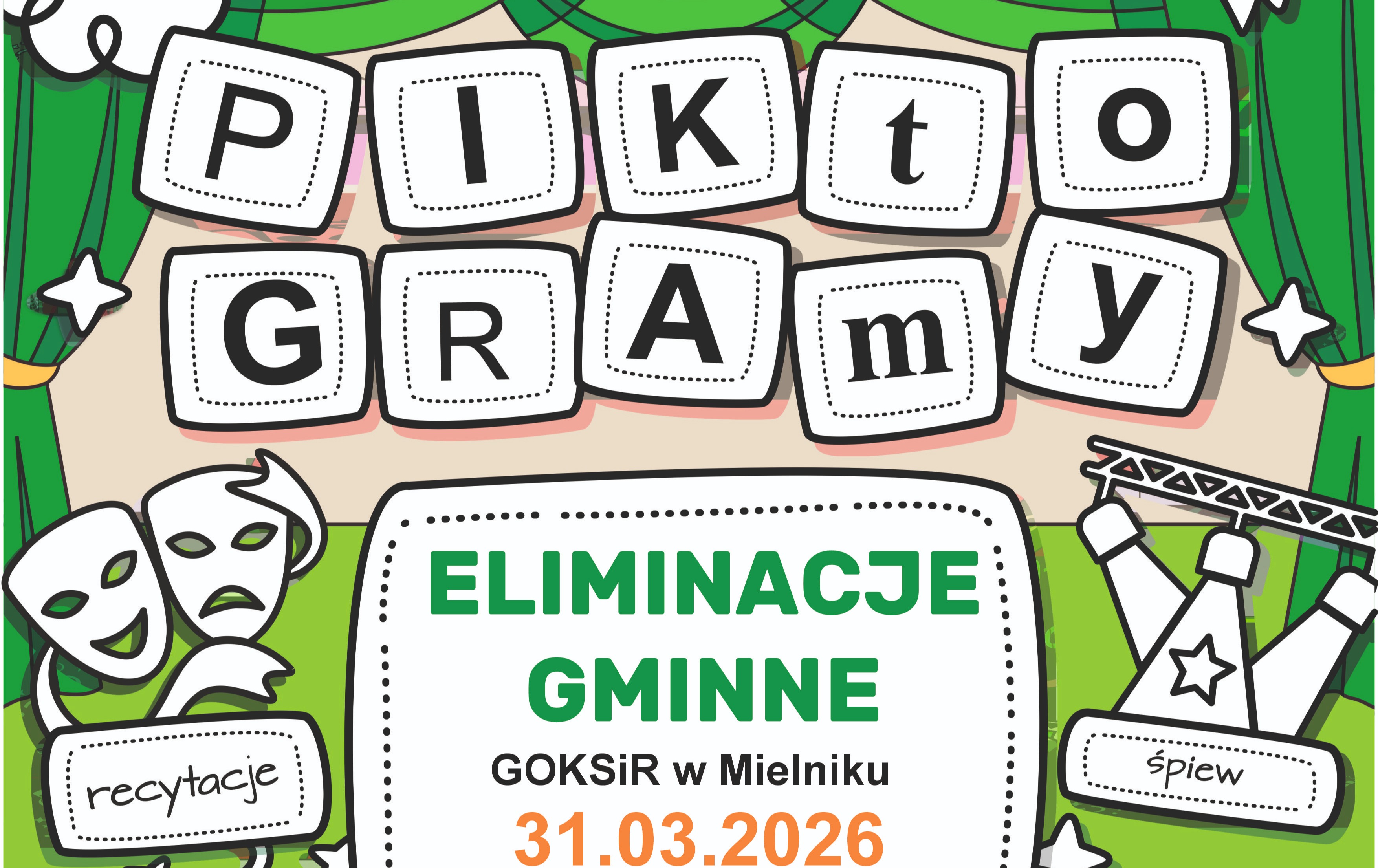 Zdjęcie do Eliminacje Gminne - Przegląd Amatorskiej Tw&oacute;rczości Teatralnej i Sztuk Wizualnych &bdquo;PIKtoGRAmy&rdquo;