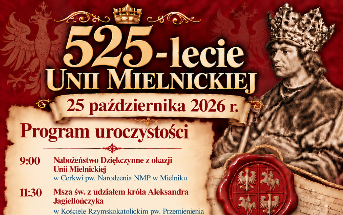 Zdjęcie do Obchody 525-lecia Unii Mielnickiej